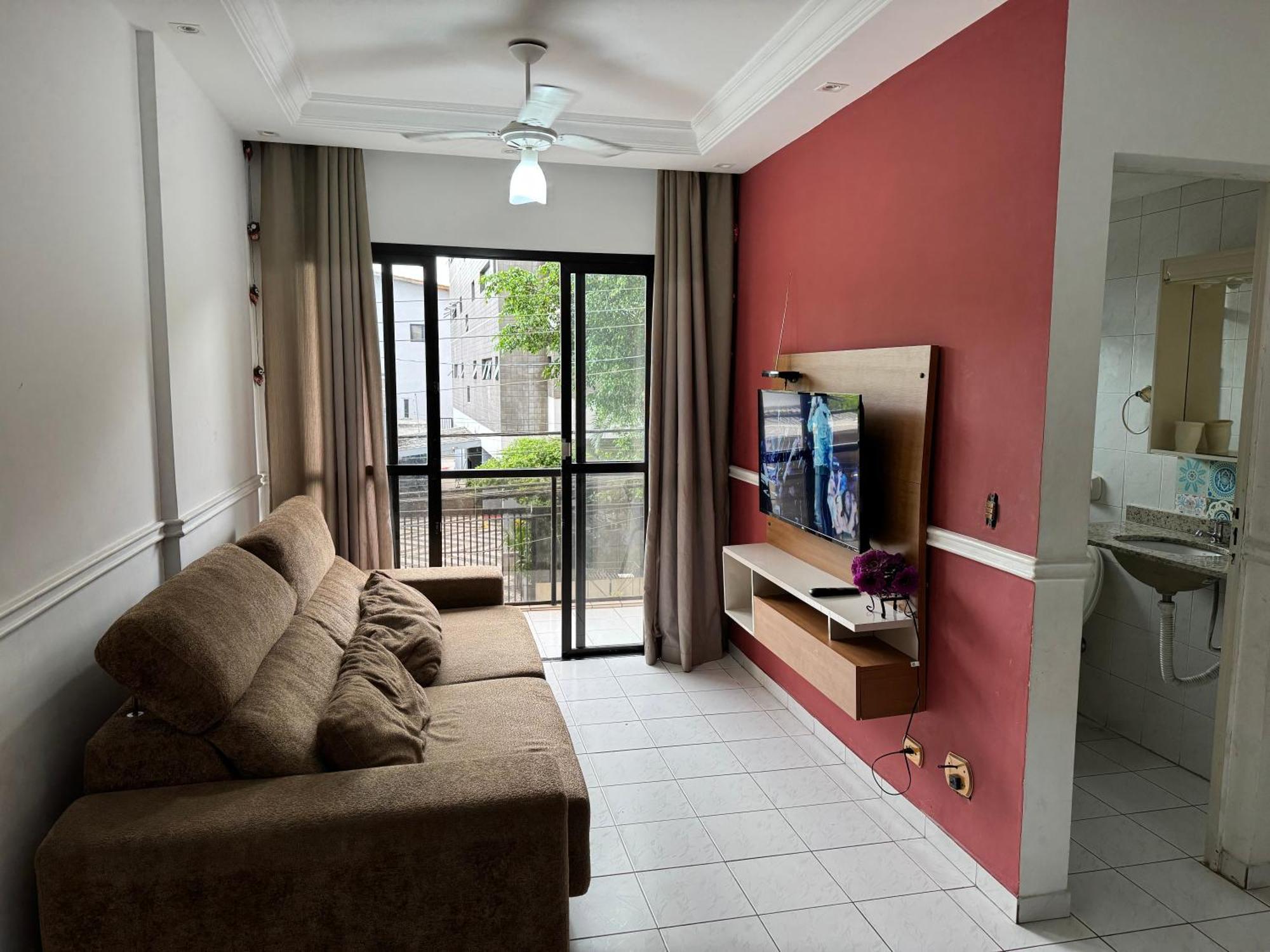 Confortavel Apartamento 1 Dorm Com Piscina E Lazer Guarujá Extérieur photo